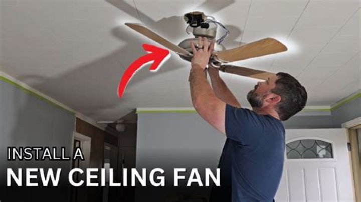 How to hang a ceiling fan