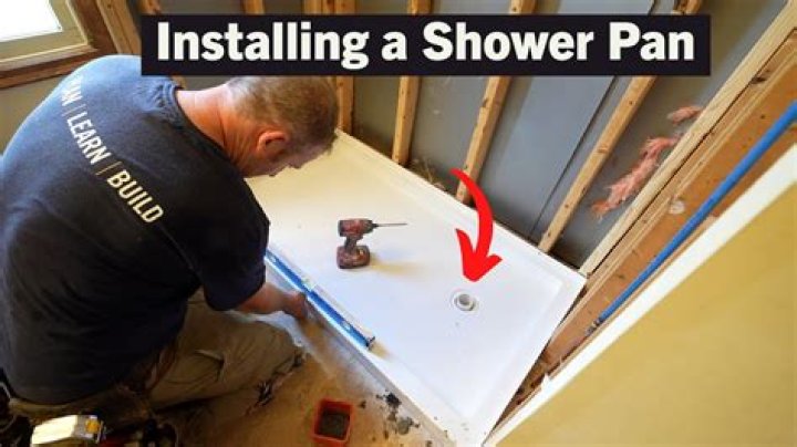How to install a shower pan