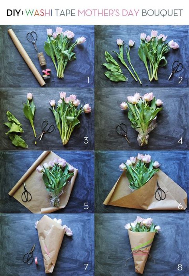 How to make flower bouquet