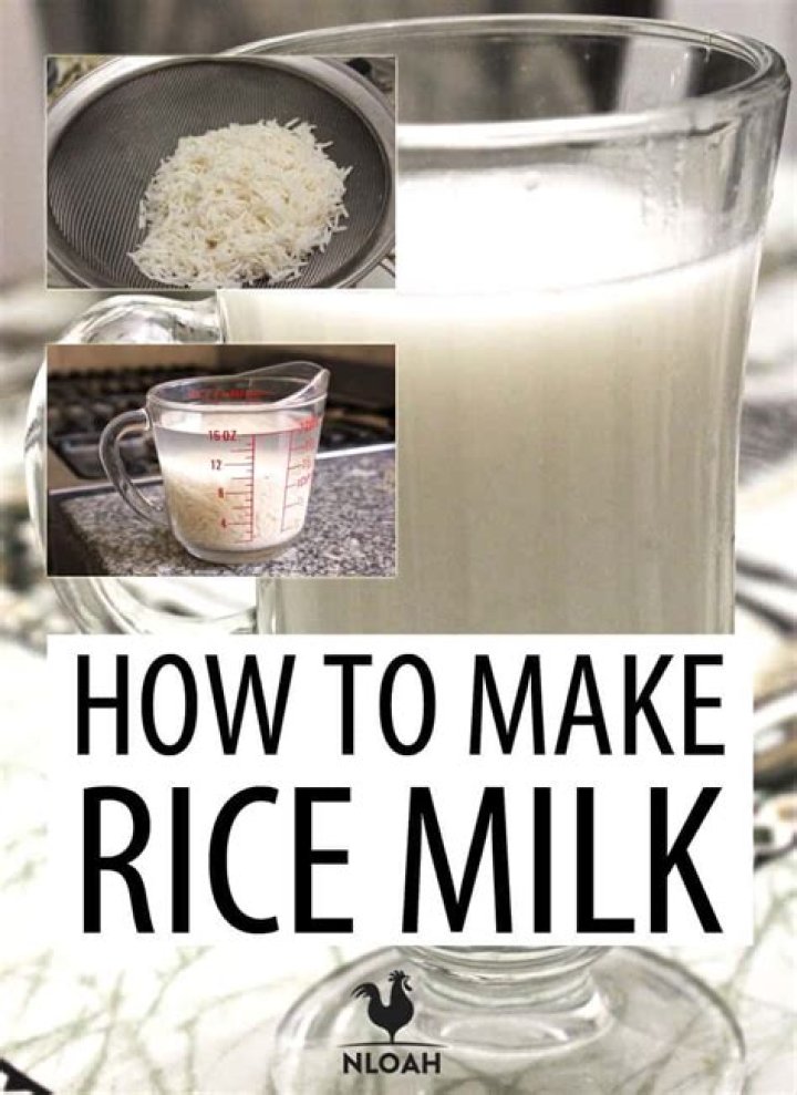 How to make rice milk