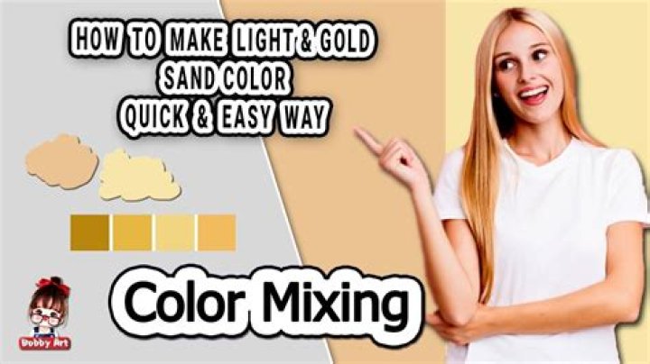 How To Make Sand Color Paint