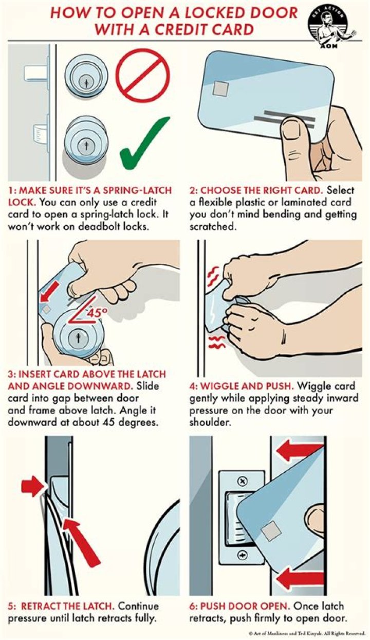 How To Open A Door With A Credit Card