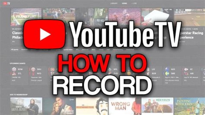How to record on youtube tv