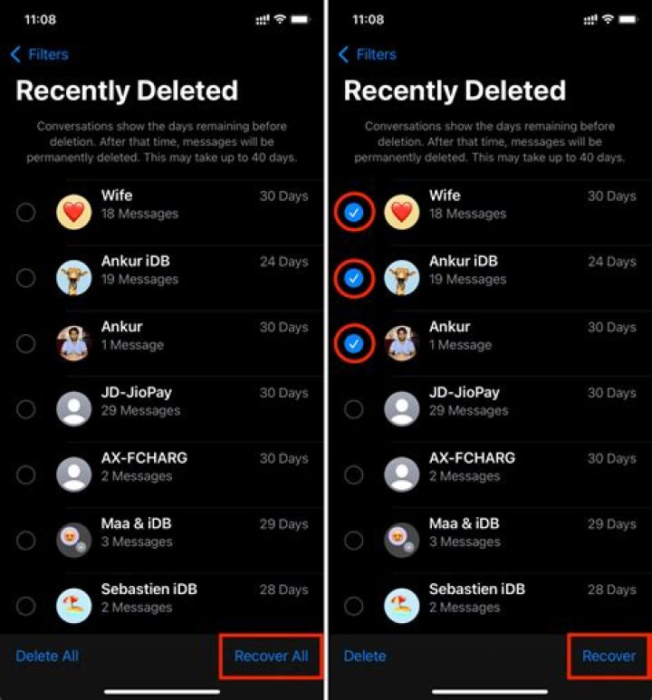 How to retrieve deleted texts on iphone