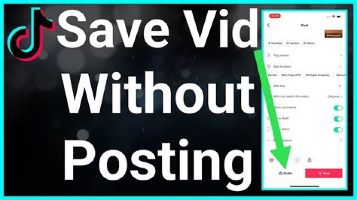 How to save a video on tiktok