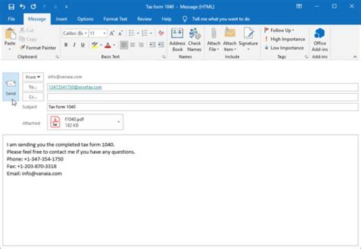 How to send fax from email