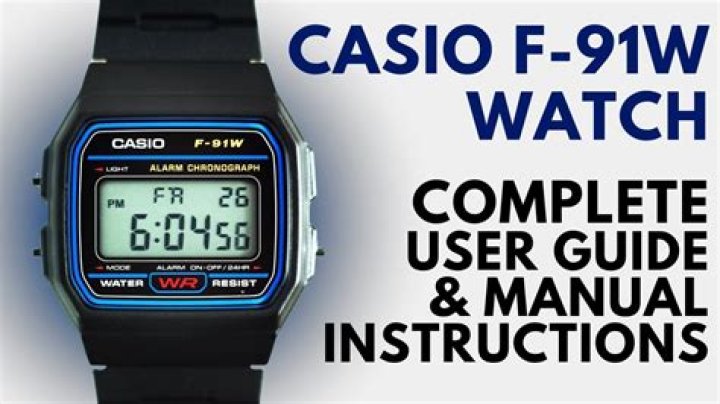 How To Set Date On Casio F 91w Watch