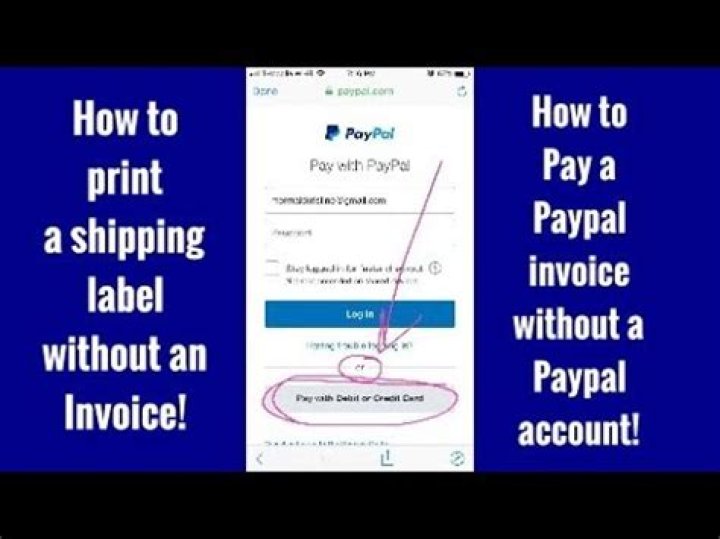 How To Ship Print Paypal Label Without Invoice