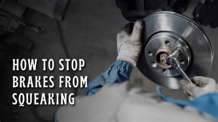 How to stop squeaky brakes