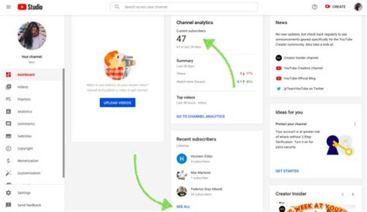 How to view your subscribers on YouTube