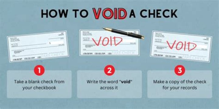 How to void a check?