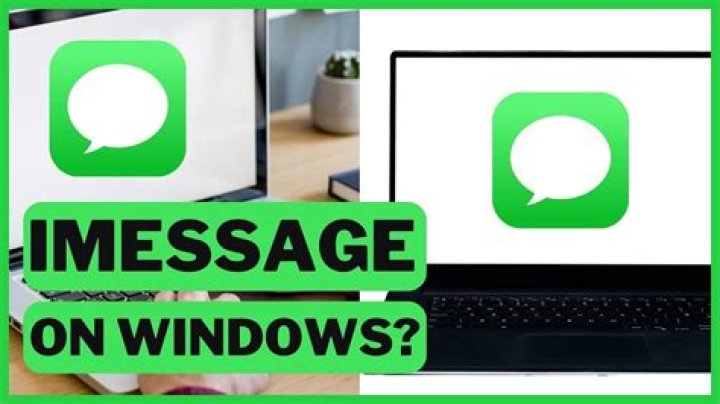 Imessage for windows - How To Discuss