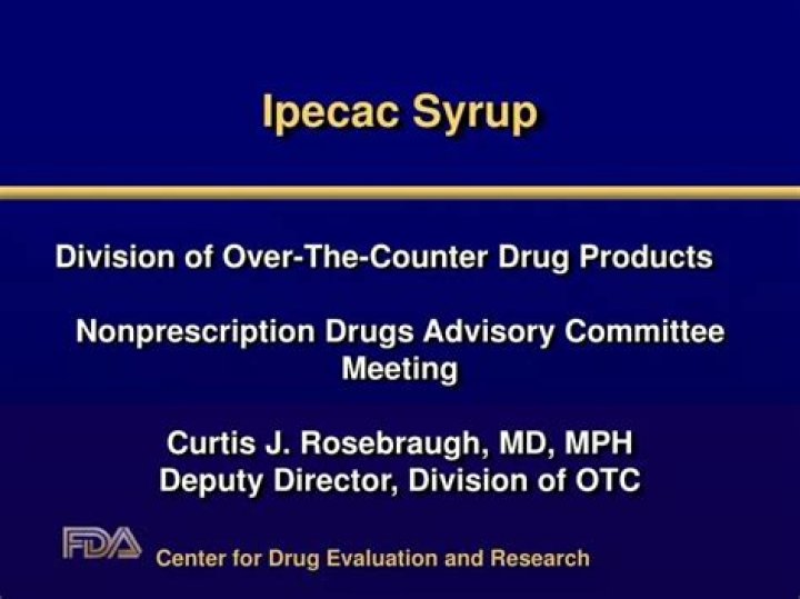 Ipecac Syrup Alternatives - How To Discuss