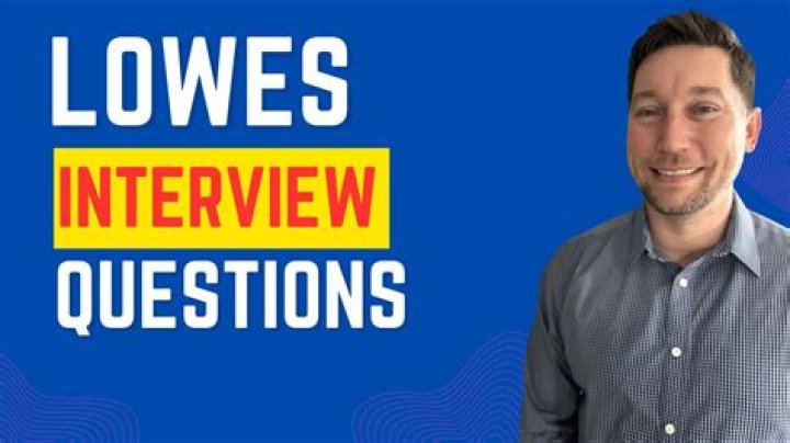 Lowes Interview Process - How To Discuss