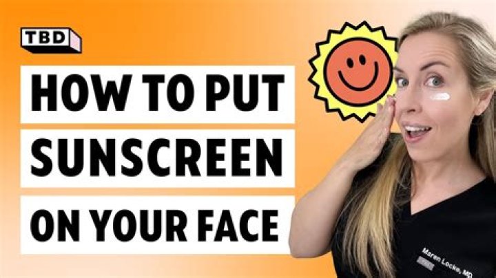 Md sunscreen - How To Discuss