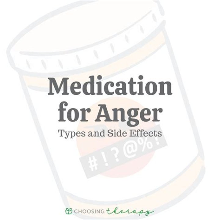Medication for anger - How To Discuss