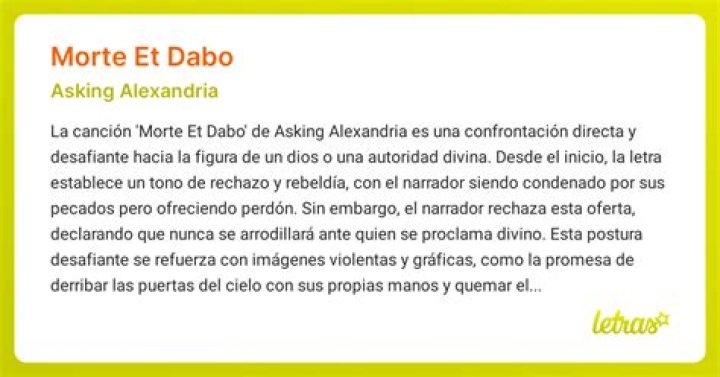 Morte Et Dabo Meaning - How To Discuss