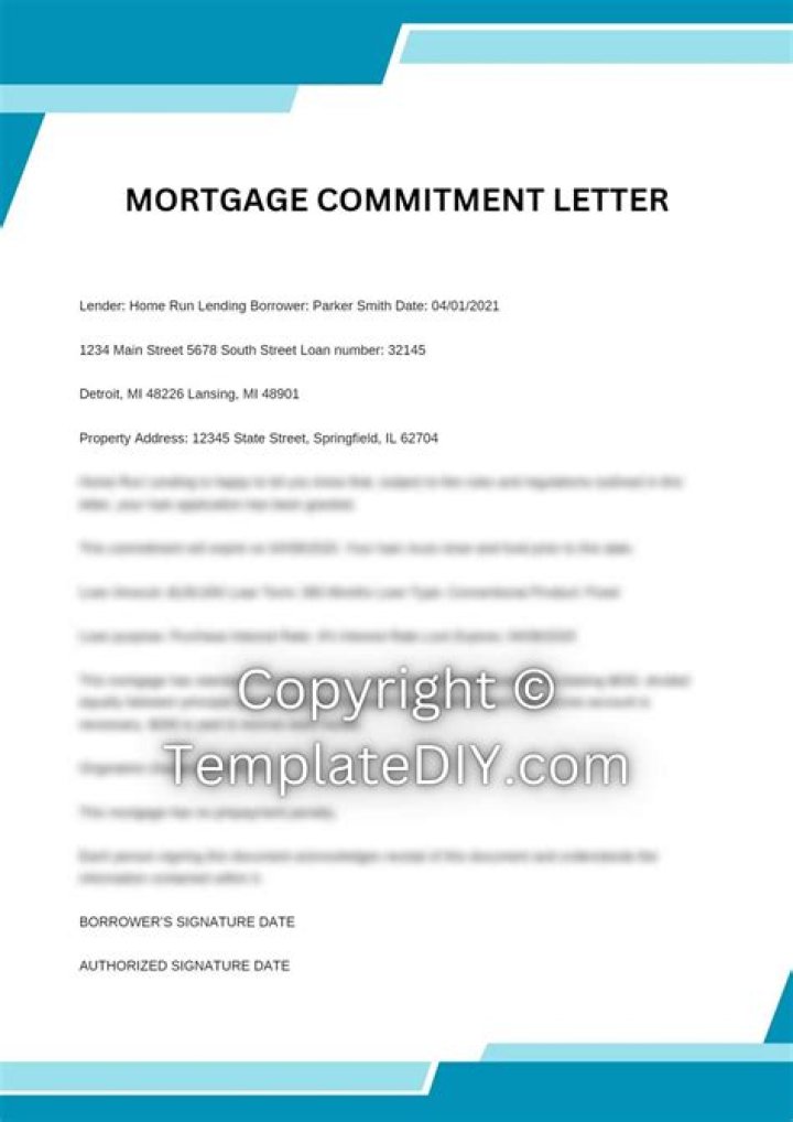 Mortgage commitment - How To Discuss