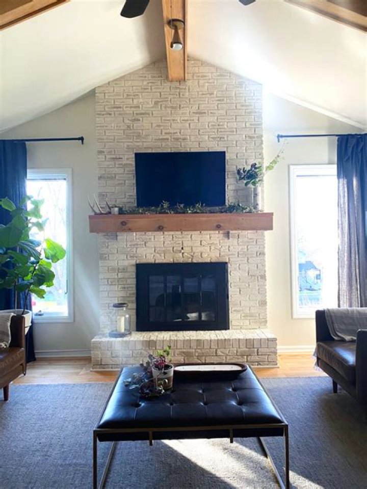 Mounting tv on brick fireplace