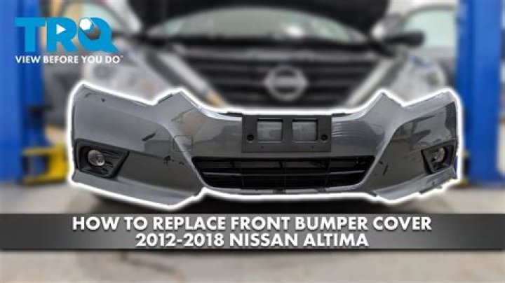 Nissan Altima Front Bumper - How To Discuss
