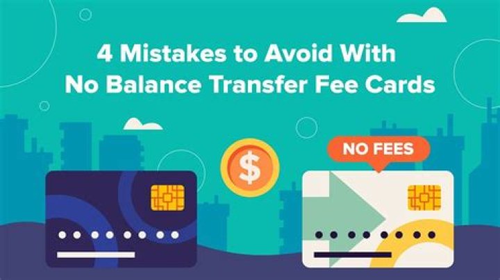 No transfer fee credit cards