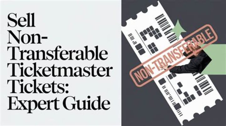 Non-transferable ticket - How To Discuss