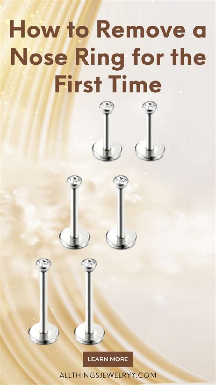 Nose Ring Stuck - How To Discuss