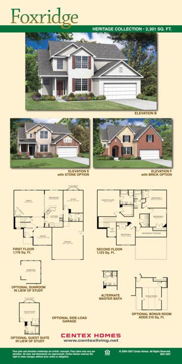 Old Centex Homes Floor Plans