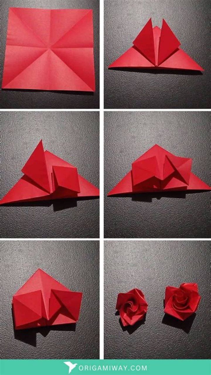 Origami Flower - How To Make Origami Flower