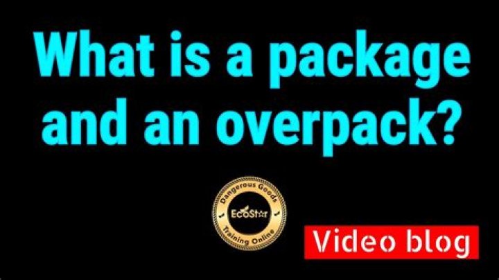 Overpack Meaning - How To Discuss
