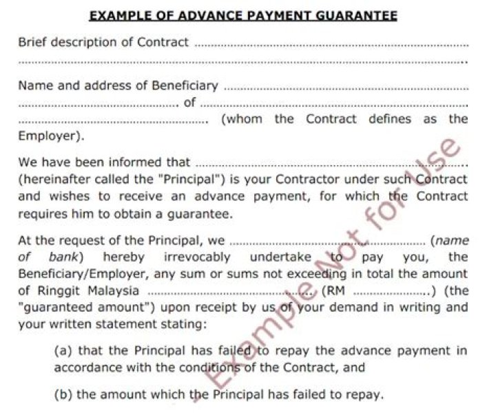 Payment guarantee - How To Discuss