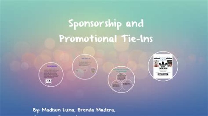 Promotional Tie Ins - How To Discuss