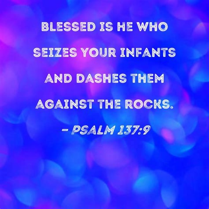Psalm 137 9 - How To Discuss
