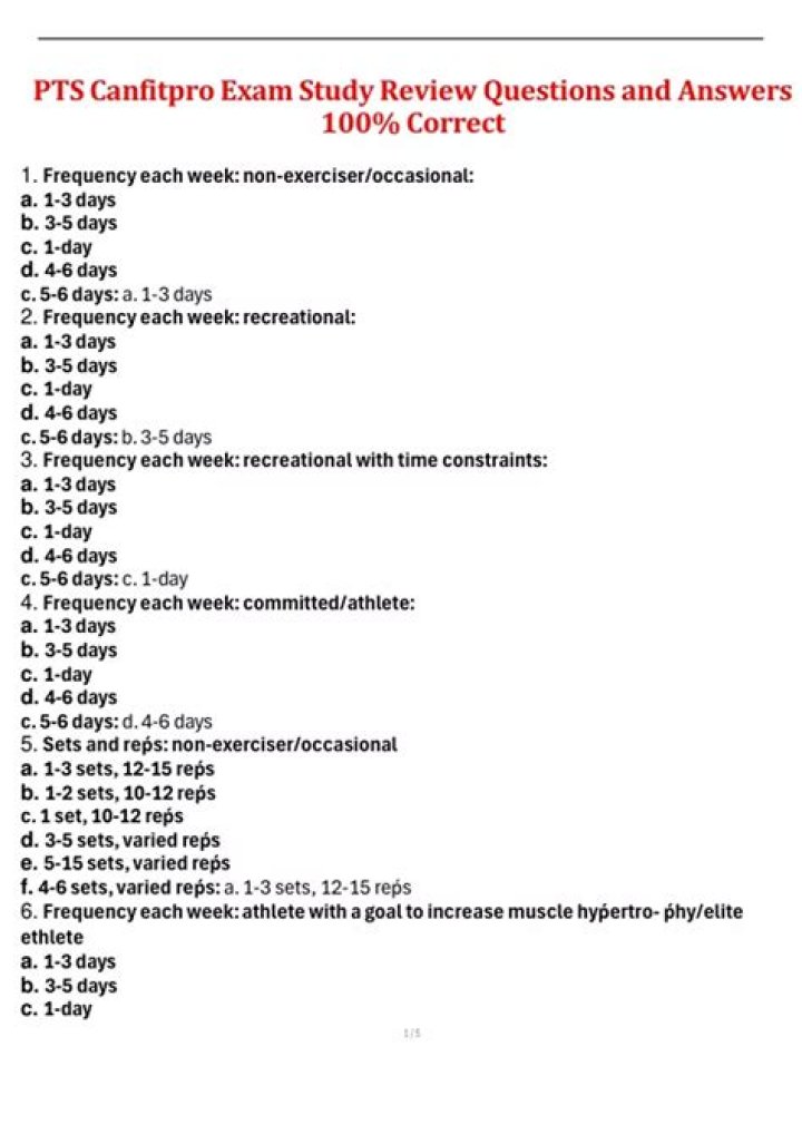 Pts Test Answers - How To Discuss