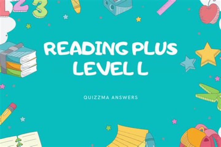 Reading Plus Answers Level L