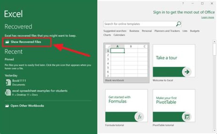 Recover unsaved excel file - How To Discuss
