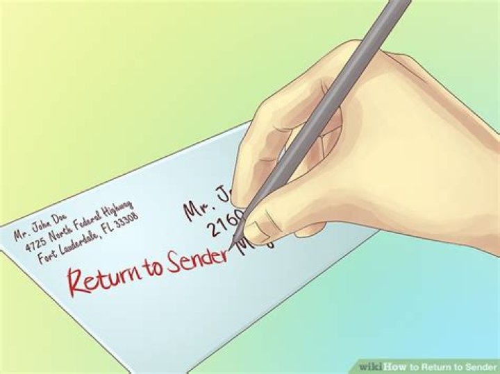 Return to sender mail - How To Discuss
