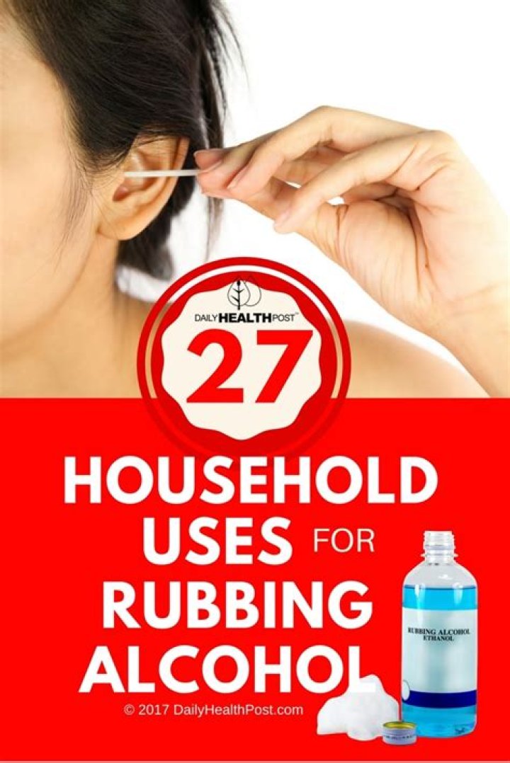 Rubbing alcohol uses - How To Discuss