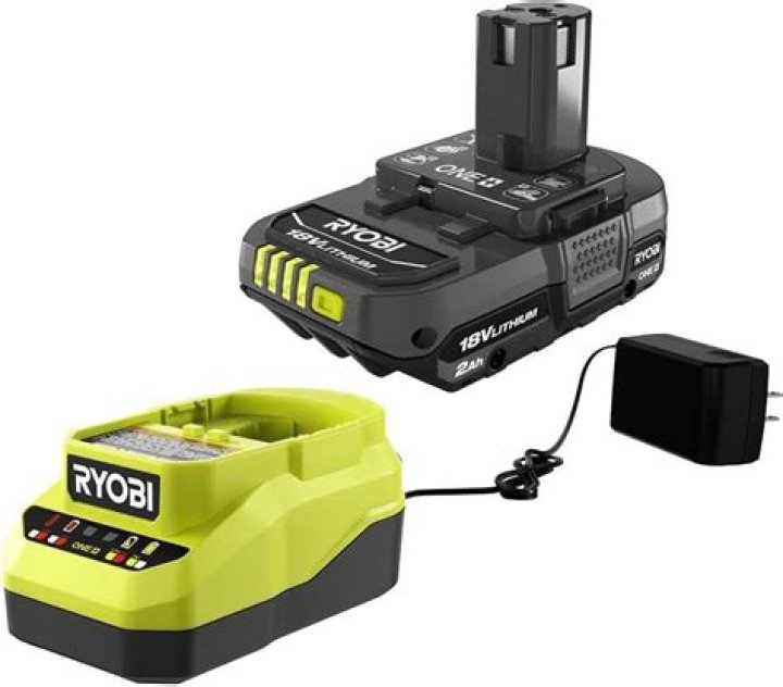 Ryobi 18v battery and charger