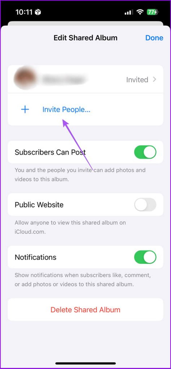 Shared photo album - How To Discuss