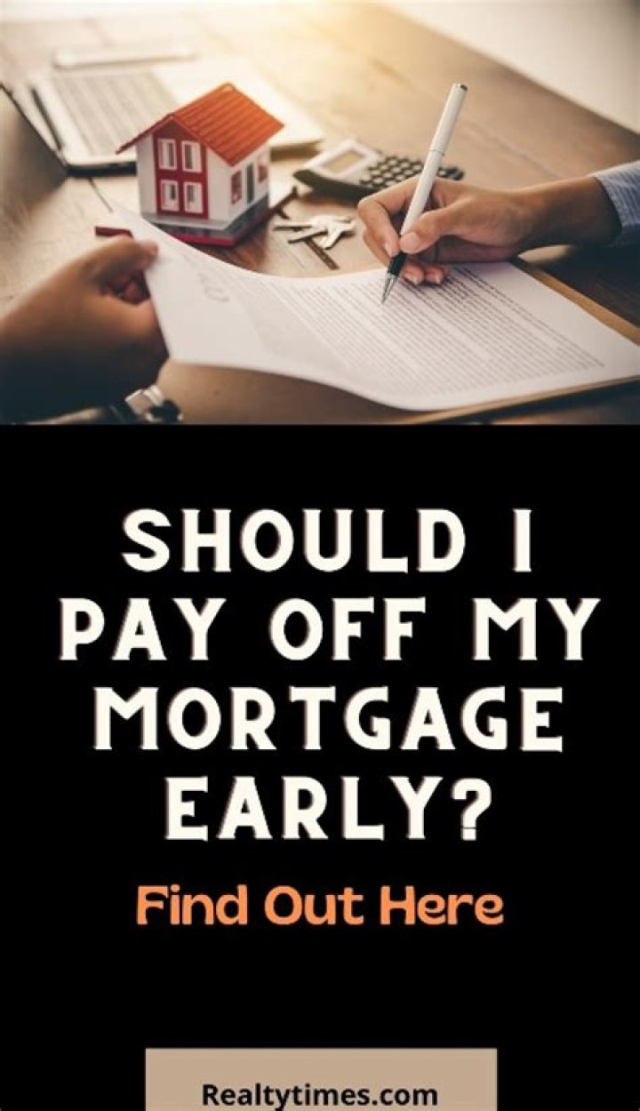 Should you pay off your mortgage