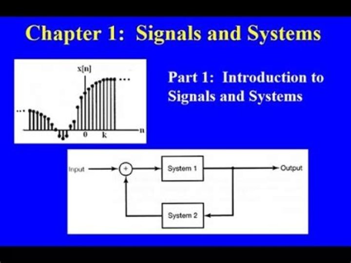 Signals and systems - How To Discuss