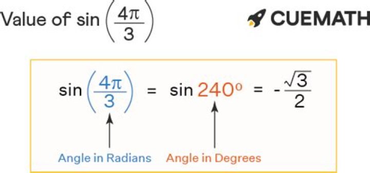 Sin 4pi 3 - How To Discuss