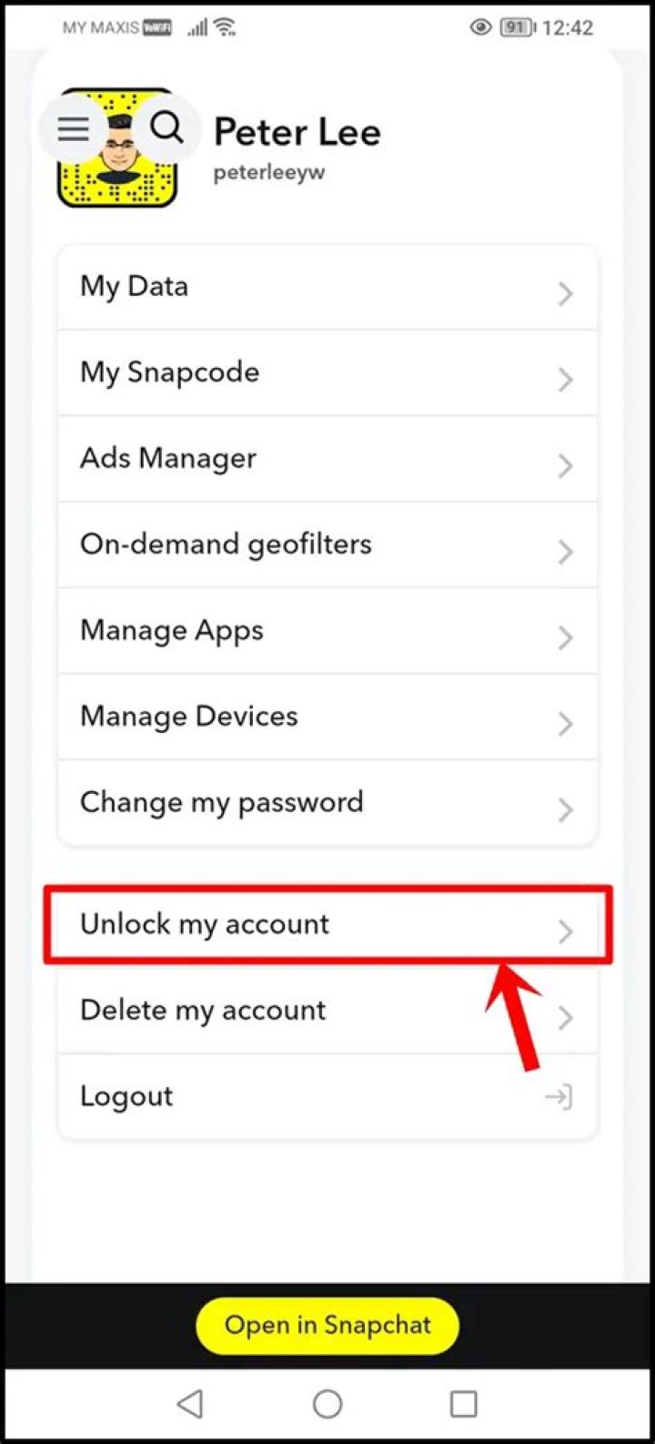 Snapchat Unlock My Account - How To Discuss