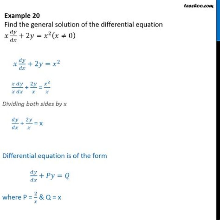Solve The Differential Equation Xy 2y X 2