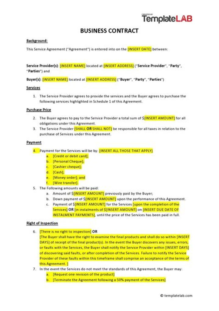 Standard contract - How To Discuss