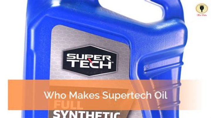 Super tech oil - How To Discuss
