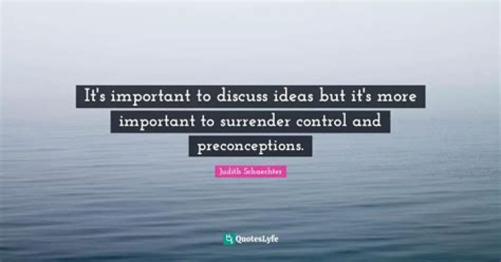 Surrender - How To Discuss
