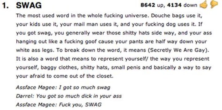 Swag Urban Dictionary - How To Discuss