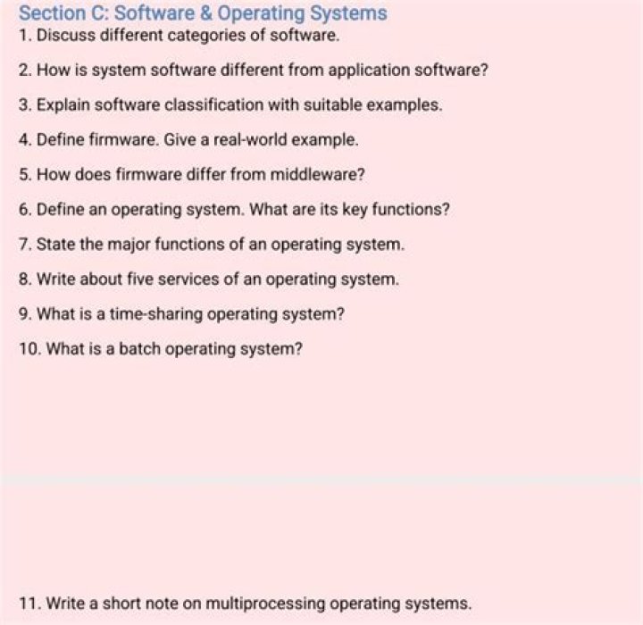 Systems software - How To Discuss